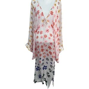 Jen's Pirate Booty Floral Swim Coverup - Multicolor